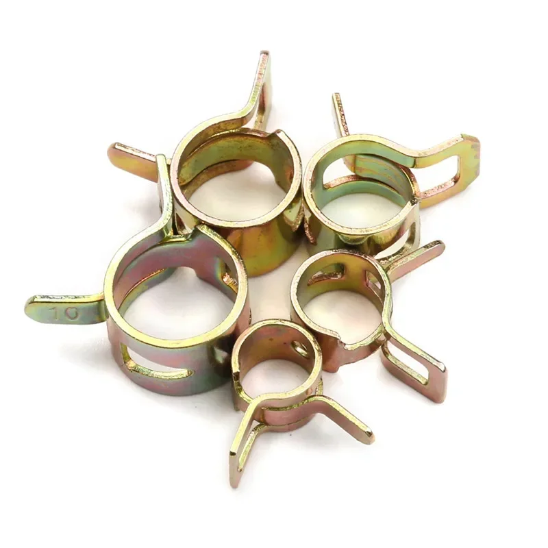 75/100/155 قطعة مقاطع زنبركية للخرطوم 6-22 مللي متر-مشابك أنابيب الوقود/الزيت/المياه لشاحنة السيارات بأحجام متنوعة