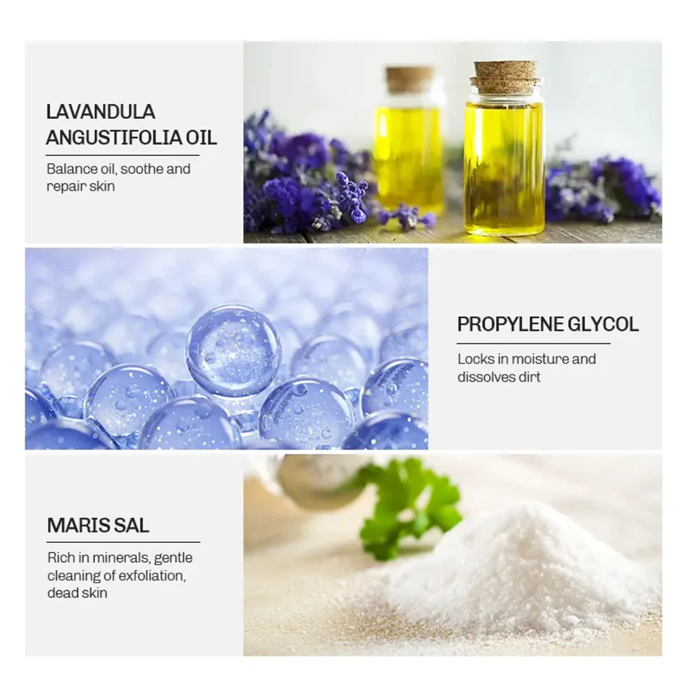 Tuta per la cura dei piedi per pedicure 2 in 1, 10 set di kit per scrub spa con gelatina esfoliante alla lavanda