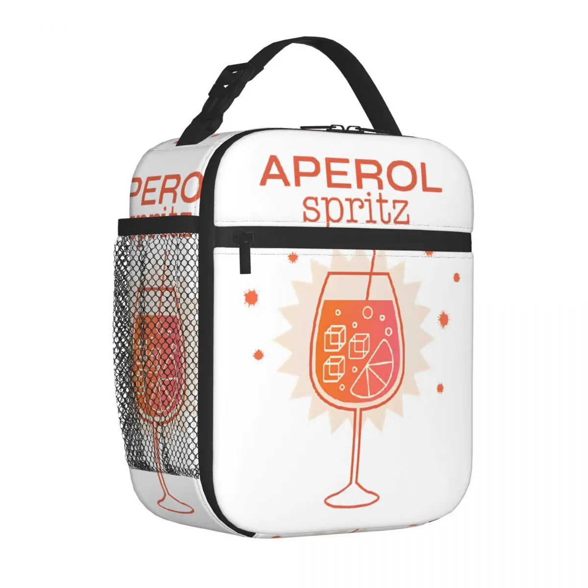 

Aperols Spritz 58346231 Insulated Lunch Bag Food Container Portable Thermal Cooler Bento Box For Picnic