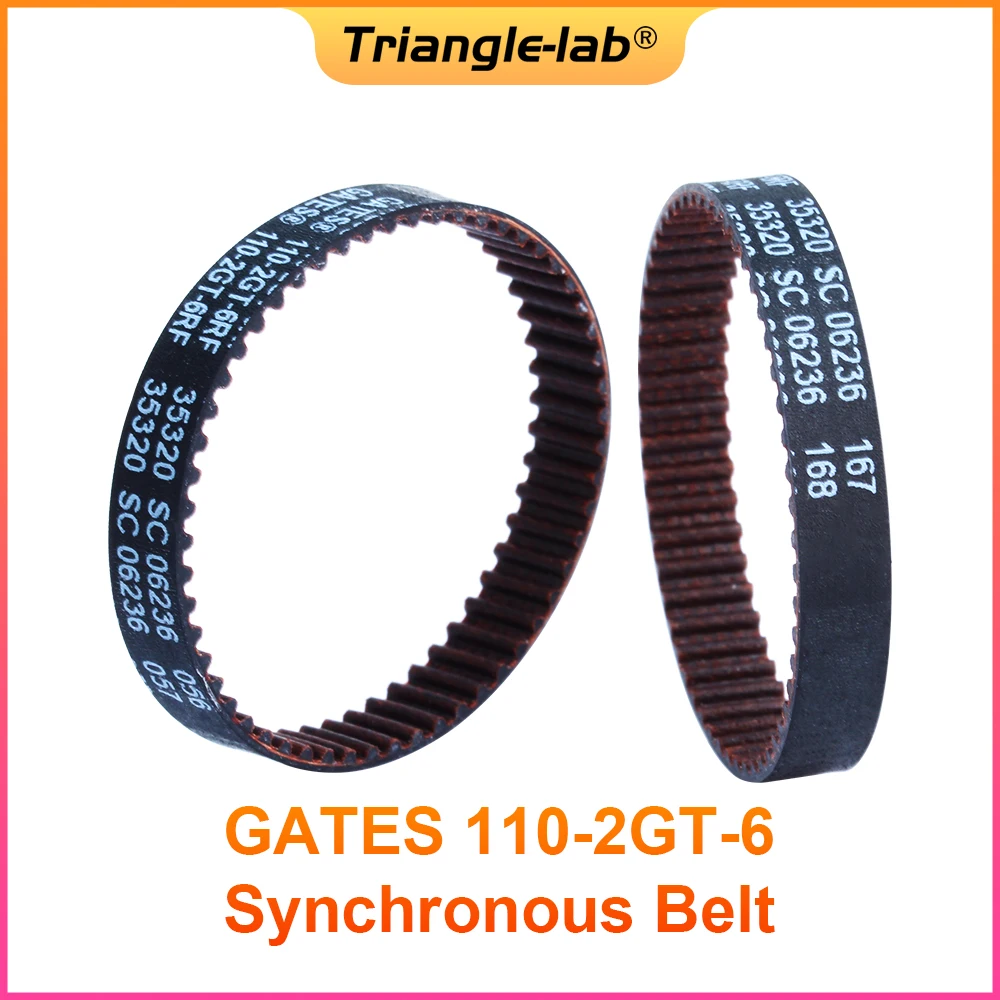 C Trianglelab  GATES 110-2GT-6RP Synchronous Belt  wear resistance High Quality 3D printer part