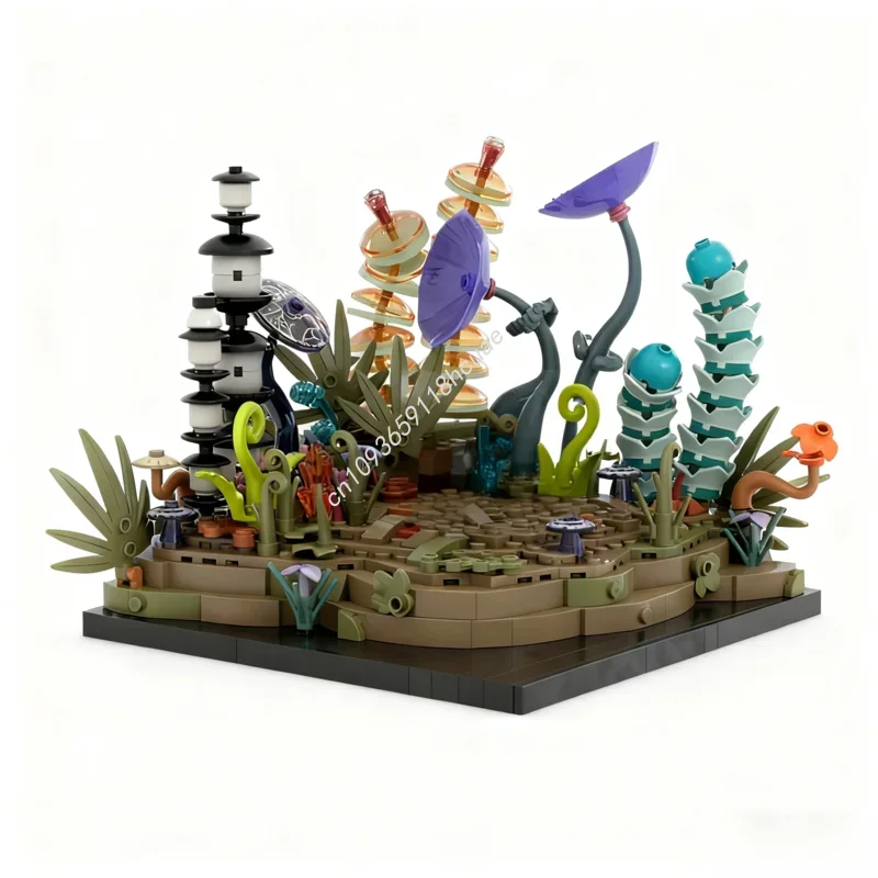 

642pcs MOC Jungles Felucia Diorama Star Battle Model Building Blocks DIY Birthday Brick Craft Toys Assemble Christmas Gifts