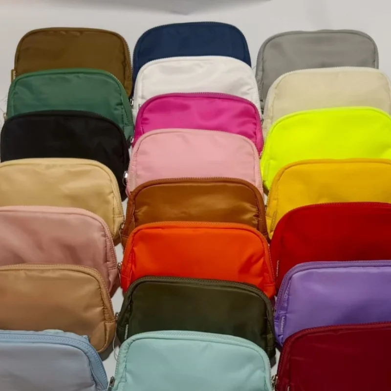 요가 가방 유니섹스 패션 웨이스트 백 스포츠 로고 디자인 경량 방수 휴대용 러닝 피트니스 짐 운동 선물