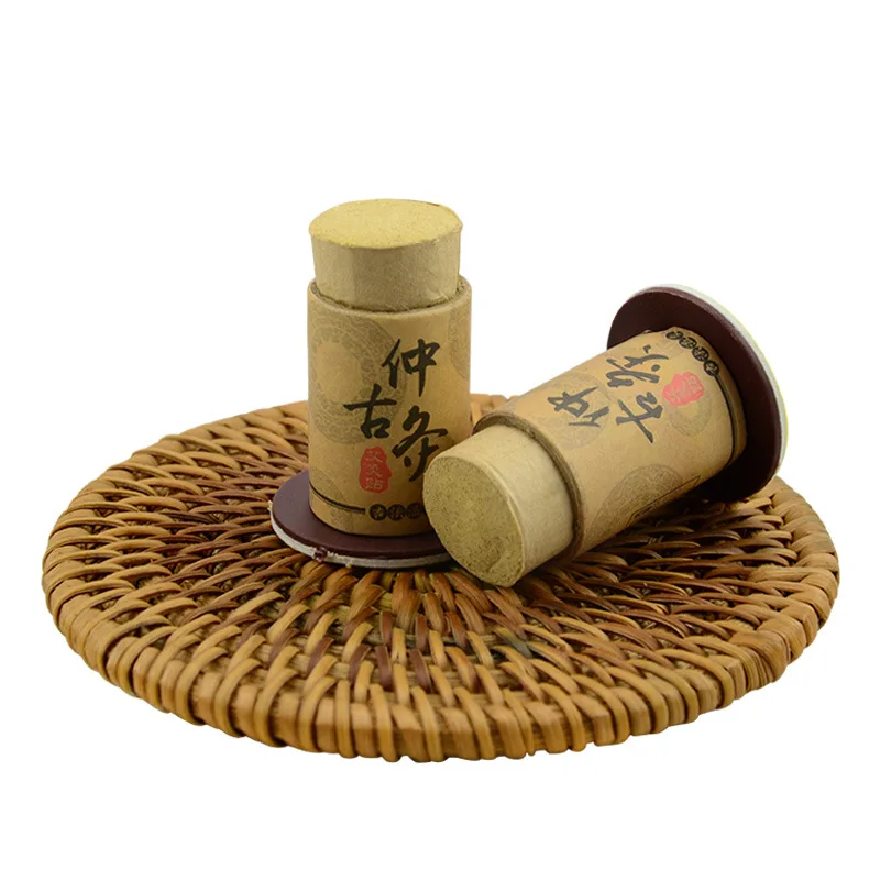 

30Pcs Stick-on Moxibustion Roll Set Self-stick Mini Moxa Tube Acupuncture Massage Sticks Mugwort Artemisia Burner Box Device