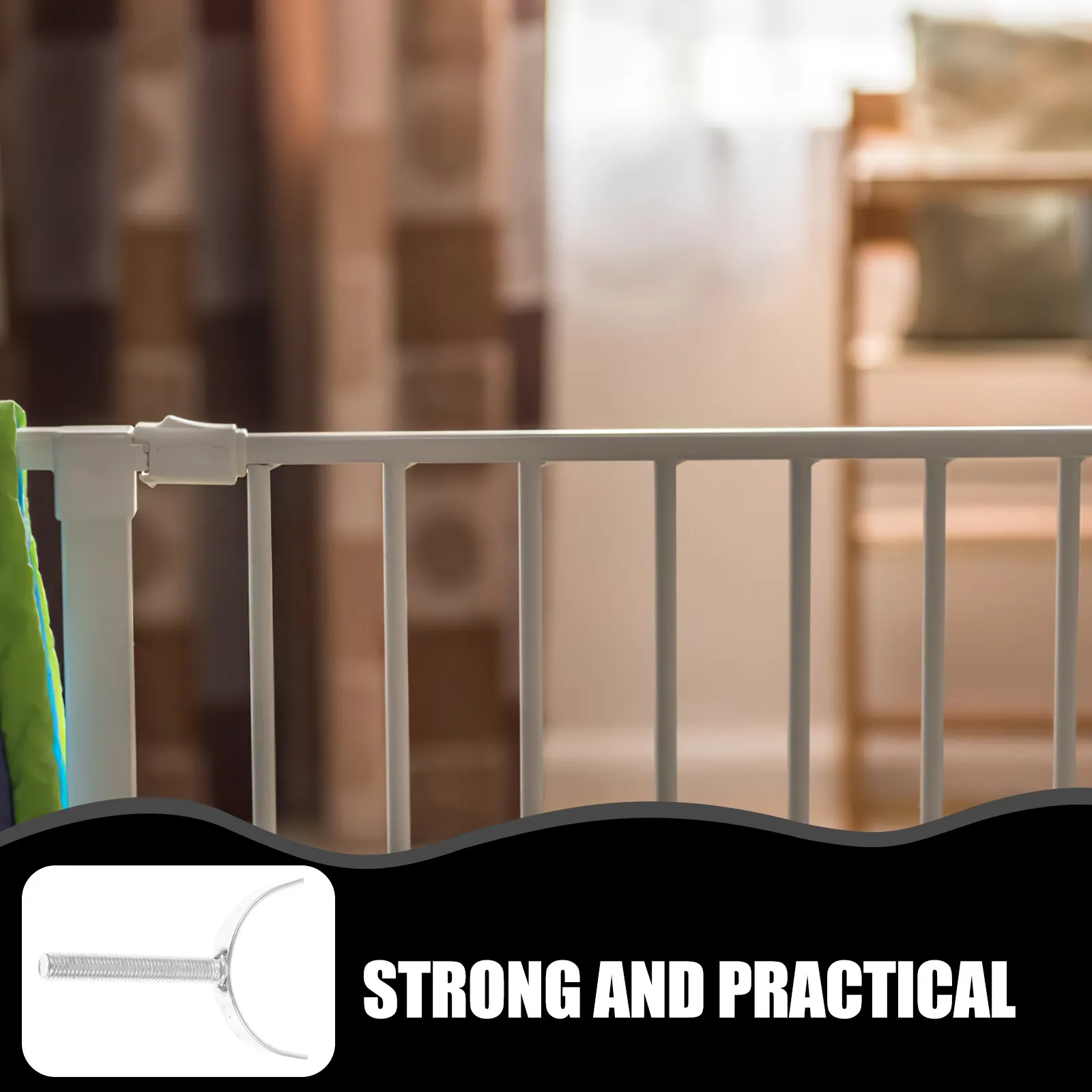 

2Pcs Y Shaped Spindle Rod for Baby Gates Heavy Duty Gate Spindle Adapters Reinforcement Fit Stair Gate Banister Mounting