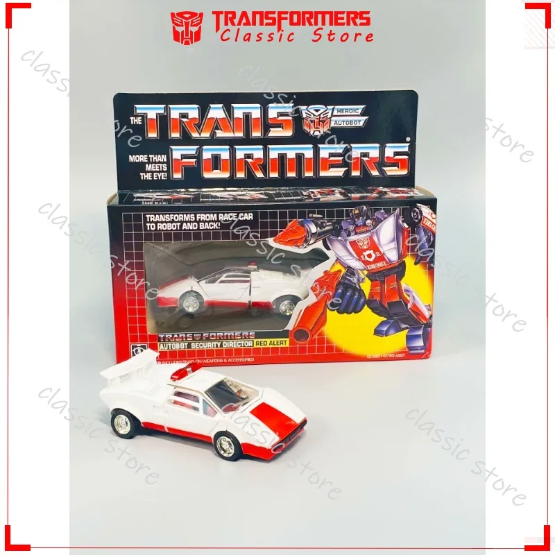 ในสต็อกคลาสสิก Transformers ของเล่น G1 Reissue KO Edition Red Alert Cybertron Autobots Action Figures ของขวัญสะสม