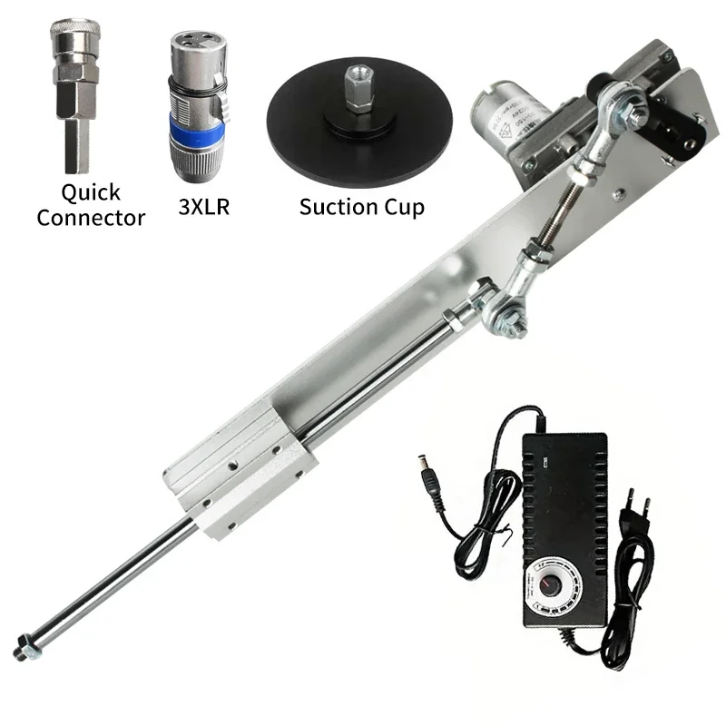 

DIY Mini Linear Motion Reciprocating Cycle Linear Motor Quick Connector 3XLR Adapter Telescopic Actuator DC Motor 3-15CM Stroke