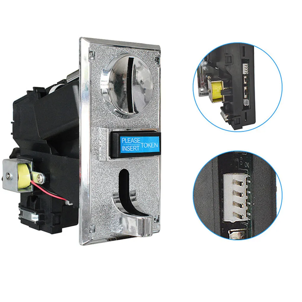 

ABS панель игровая консоль приемник монет Замена Модифицированная модернизация торговый автомат приемник Запчасти аксессуары 4P