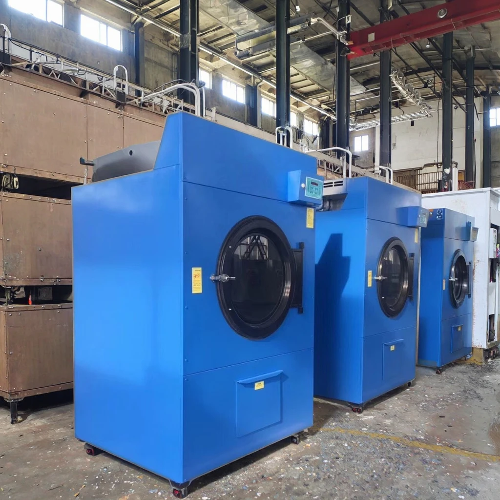 150KG Commercial Fully Automatic Stainless Steel Electric Washer Extractor with Steam and Self-Cleaning for Hotel Laundry Pro