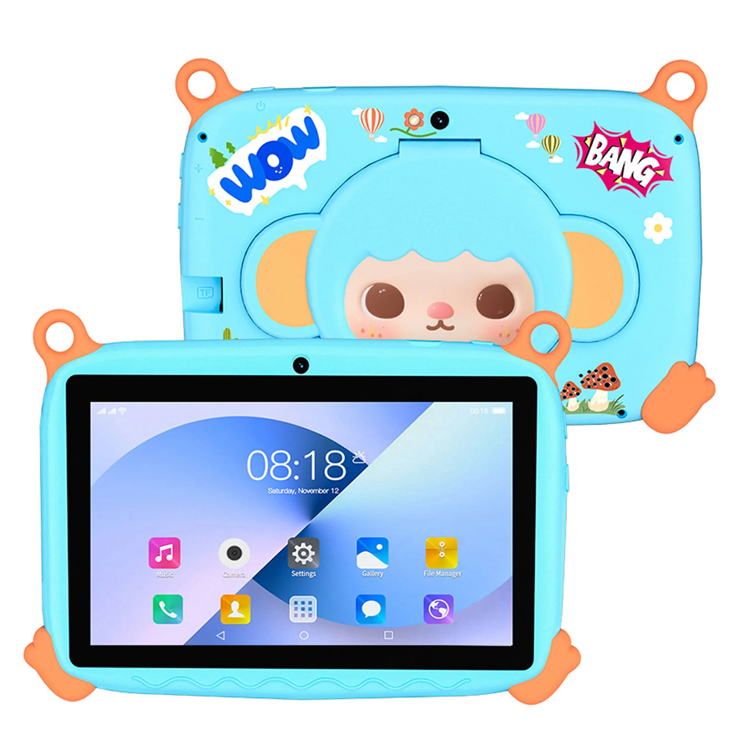 Newly arrived Children's version 7 Inch Quad Core 5G Kids' tablets 4GB RAM 64GB ROM Dual Cameras Tablet PC 4000mAh Android 13.0