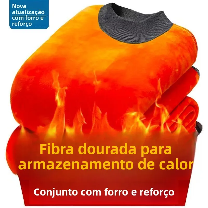 conjunto-de-roupa-termica-masculina-em-veludo-dourado-camada-base-quente-e-grossa-camiseta-de-manga-longa-com-gola-redonda