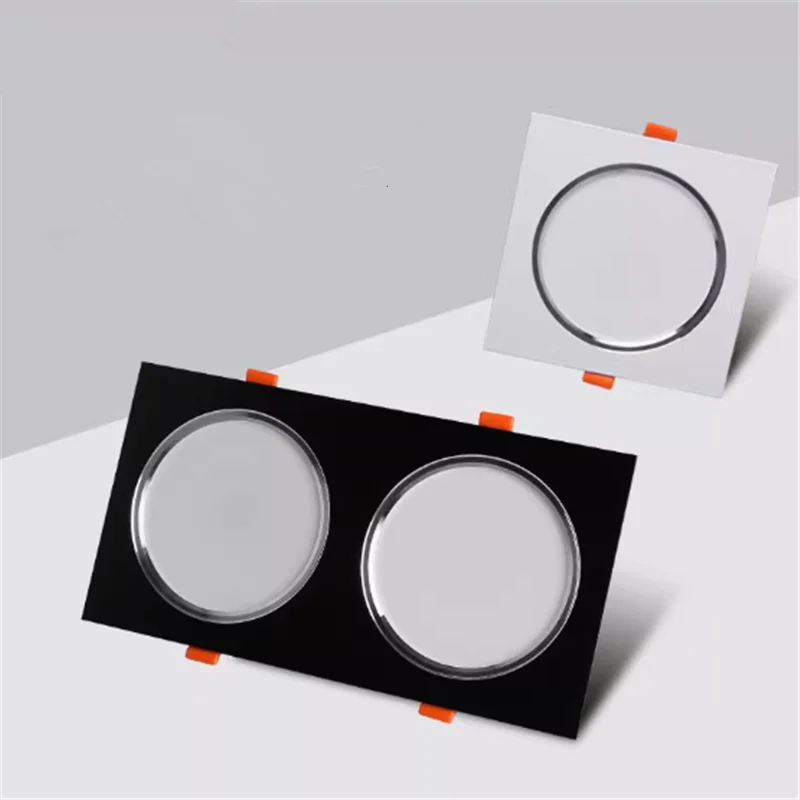 

Ультратонкие светодиодные потолочные светильники 3,5 см 9W12W18W24W SMD2835 Чип CIR95 Встраиваемый антибликовый потолочный светильник Точечные светильники с регулируемой яркостью AC90 ~ 260 В
