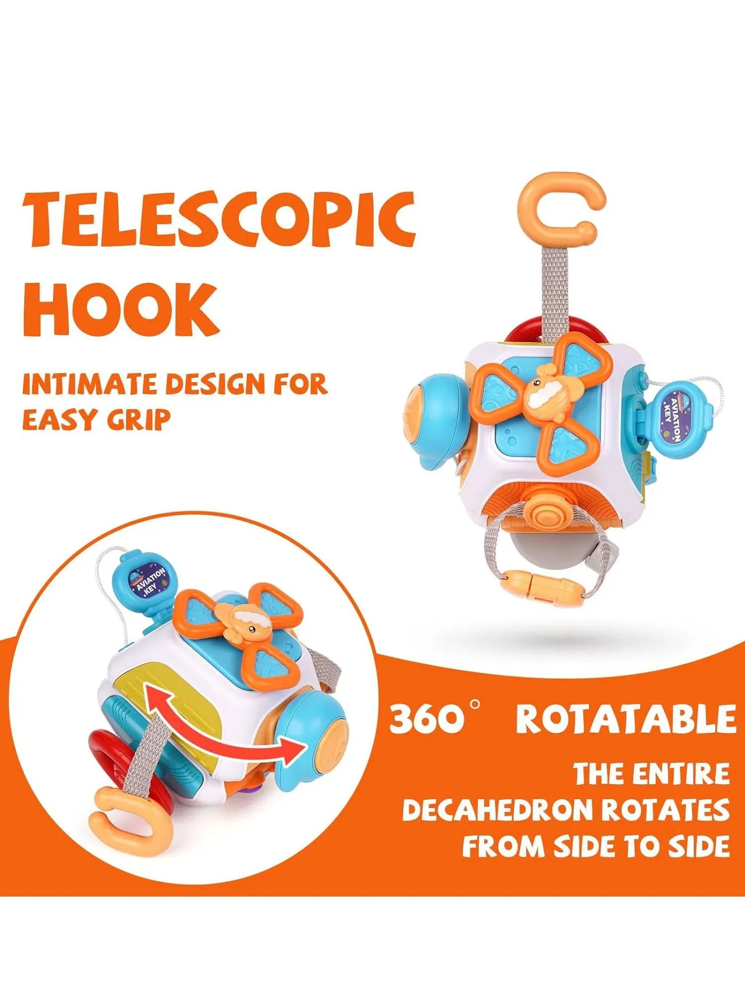 Sensory toy for babies and toddlers