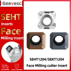 Square CNC milling insert SEHT1204 SEKT 1204 stainless steel cast iron aluminum face milling machine KM12 cutter head inserts