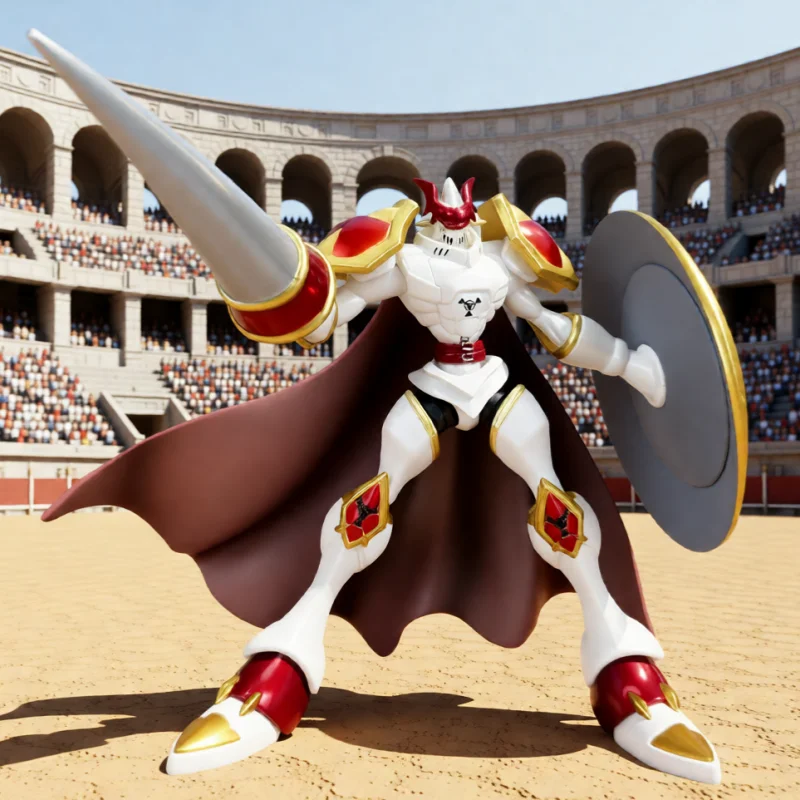 

In Stock New 14cm Digimon Anime Figures Dukemon Figure Gallantmon Pvc Statue Collection Model Desktop Ornament Toys Gifts