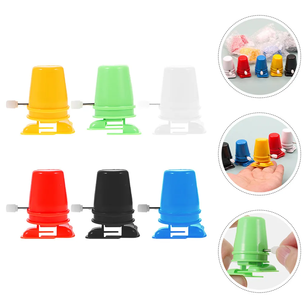 18Pcs Wind-Up Clockwork Walking Mechanism for Clay Craft DIY Projects Educational Robot Movement Kit Enhances Fine Motor Skills