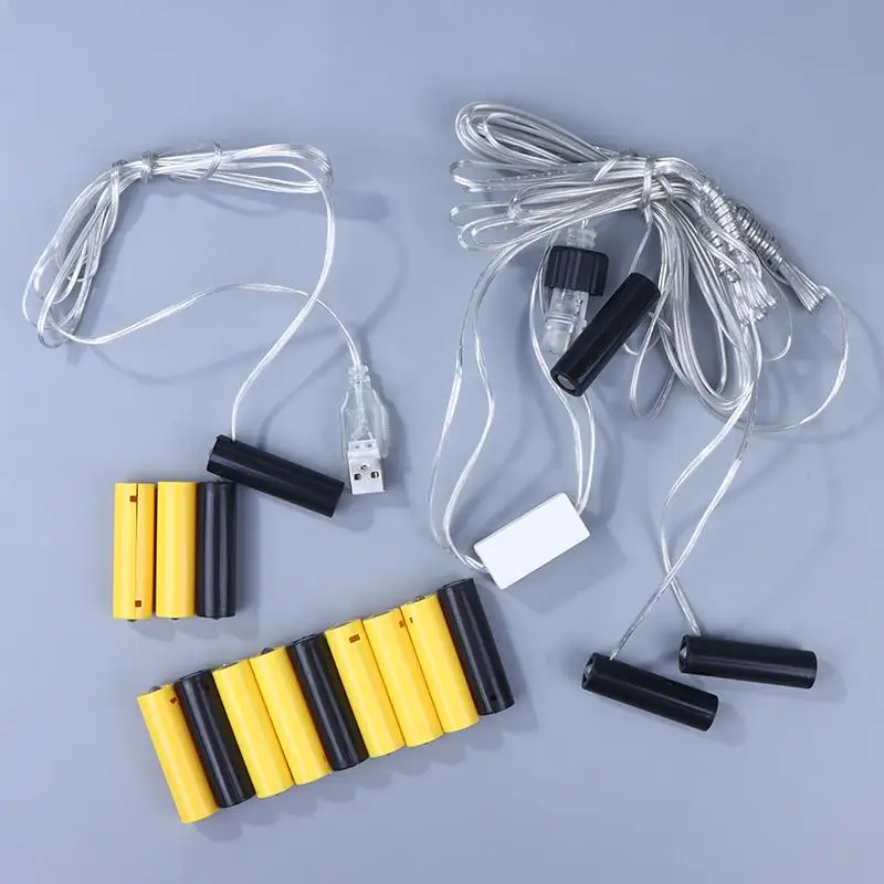 Power Supply Adapter AA Battery Eliminators Eliminate The Need For Frequent Battery 1Set Plastic Replacement For Christmas Trees