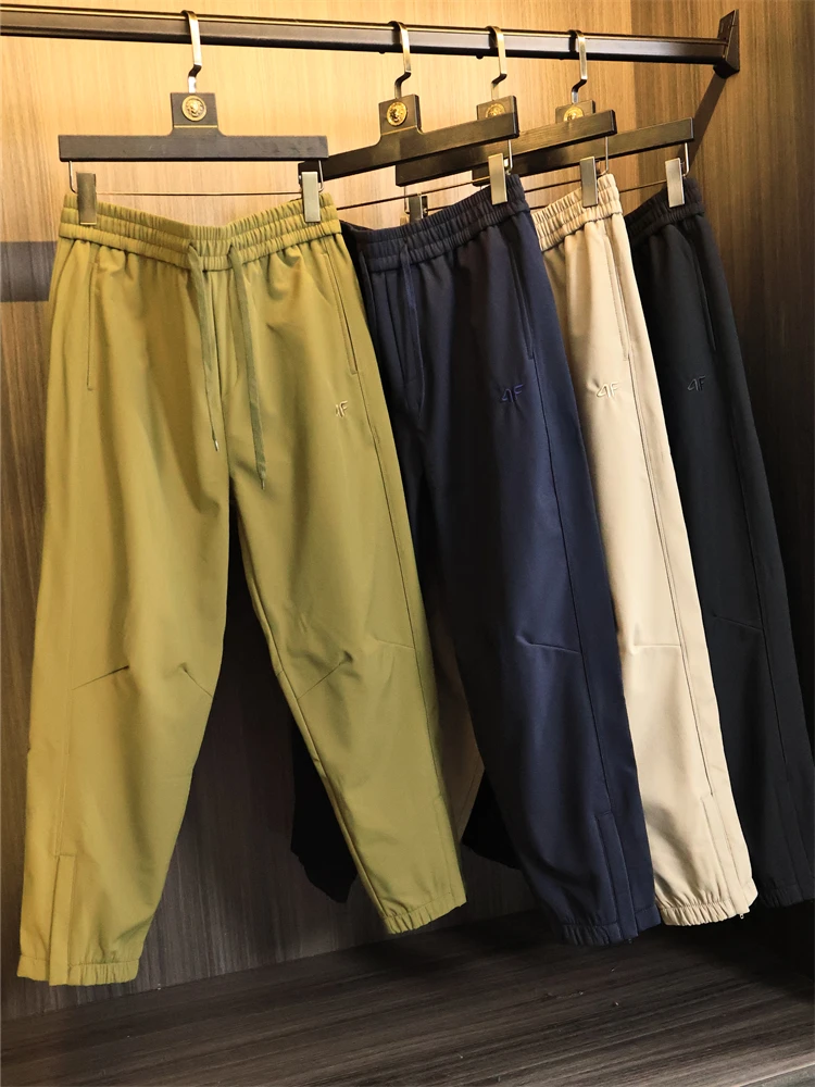 

Мужские повседневные брюки с скандинавской текстурой, ветрозащитные, водоотталкивающие, осенне-зимние, свободные длинные брюки Faion Ci Sle