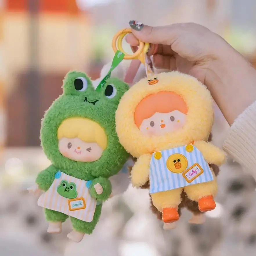 本物のMINISO卓大王ブラインドボックス「マイ・グッド・フレンド」ミステリーボックス、顔が変わるビニール製ぬいぐるみ、キュートな女の子の誕生日サプライズギフト