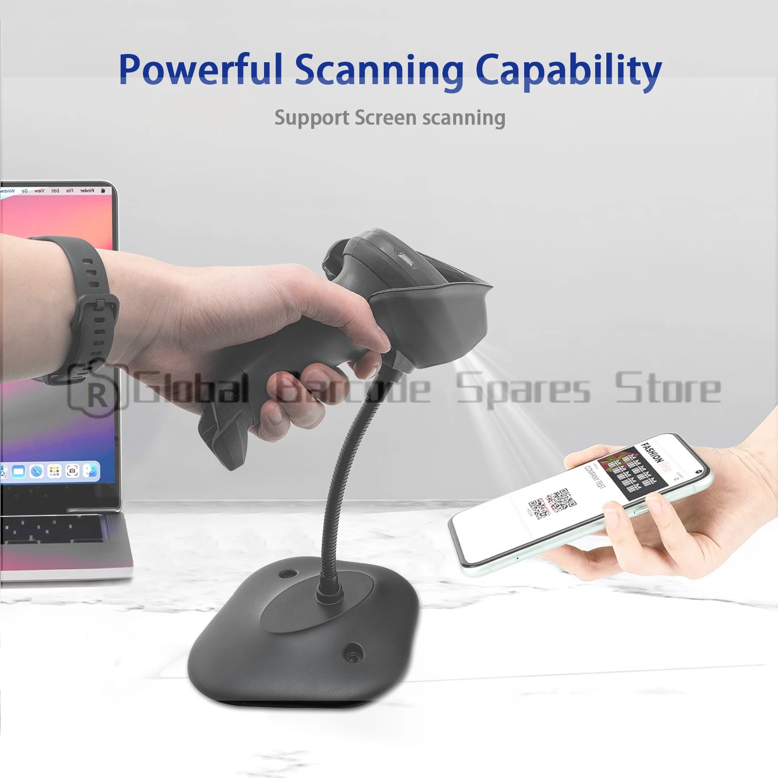 

DS2208 Scanner Bracket Stand for Zebra Symbol DS2208 DS2278 DS4308 20-71043-04R