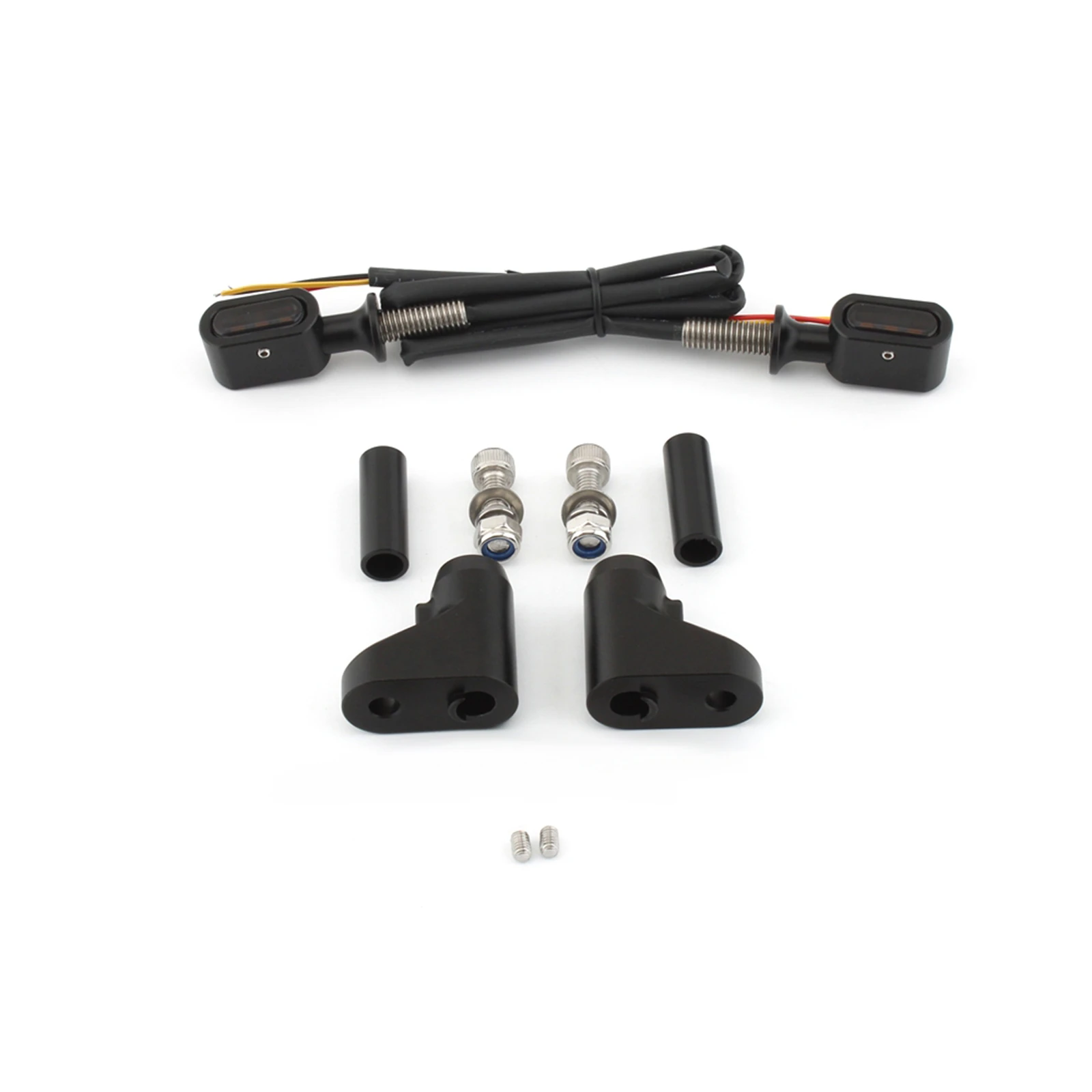 Motorcycle Turn Signal LED Light Bracket Set For Triumph STREET Twin T100 T120 Scrambler Speed Twin