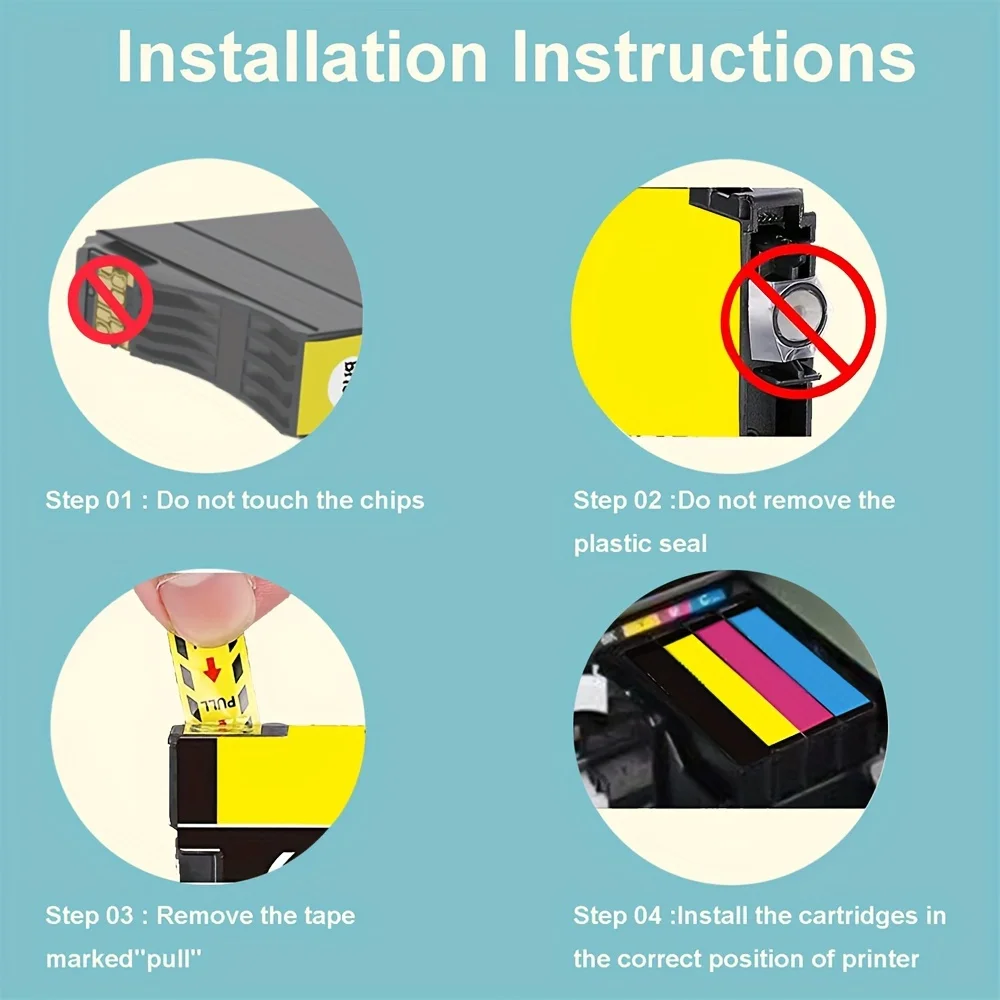 604XL 604 compatible ink cartridge for EPSON Expression Home XP-2200 XP-2205 XP-3200 XP-3205 XP-4200 XP-4205 printer NEW Europe