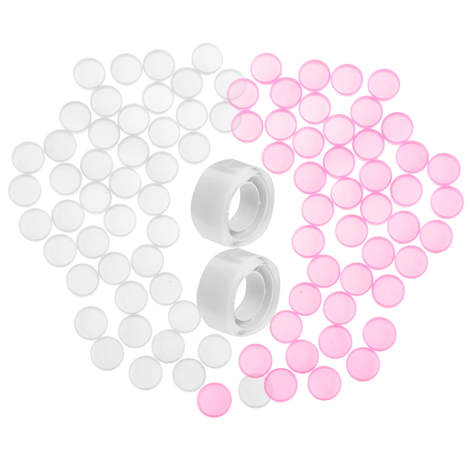 Ensemble de gobelets de colle pour cils, 200 pièces, support d'extension de cils de haute précision pour usage domestique et Salon, outil de greffage de faux cils facile à nettoyer