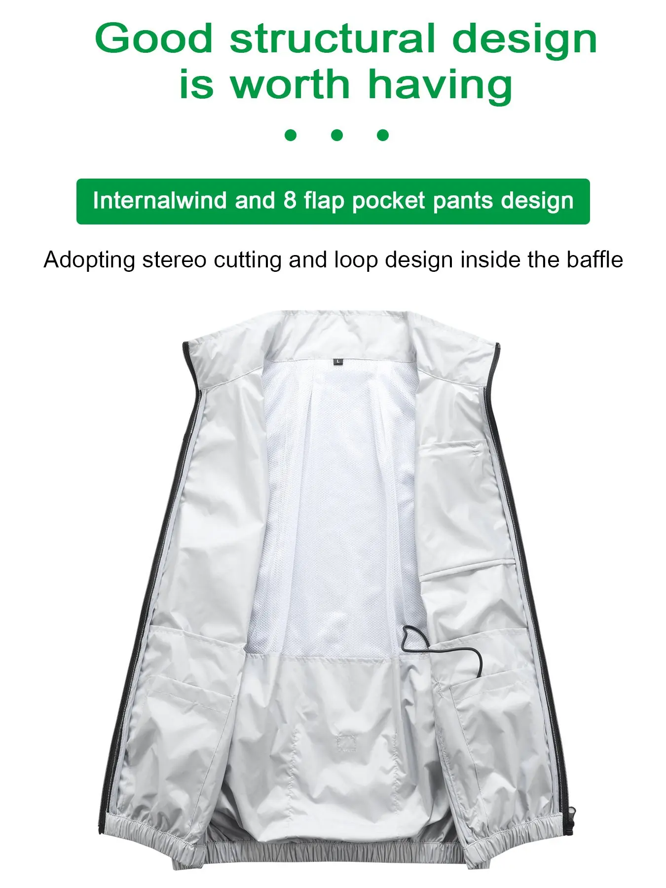 Summer Cool Vest Wearable Refrigeration Fan Vest Air Conditioner Clothes Outdoor Cooling Tactical Fishing Sleeveless Work Jacket