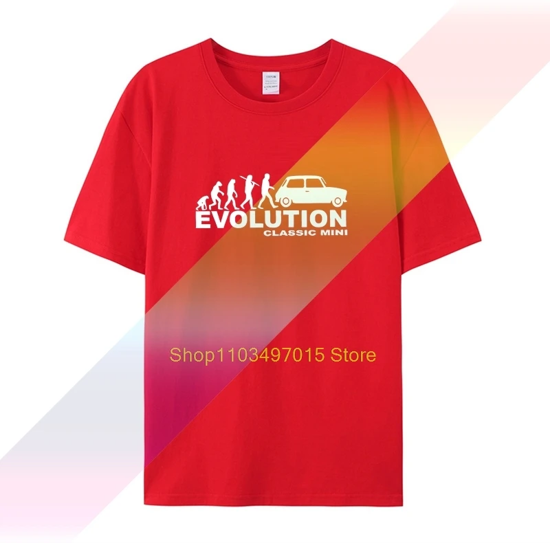 ミニコーパー付きメンズTシャツ,モデル2019,クラシック,レーシングラリー,evo, 3Dプリント,綿100%