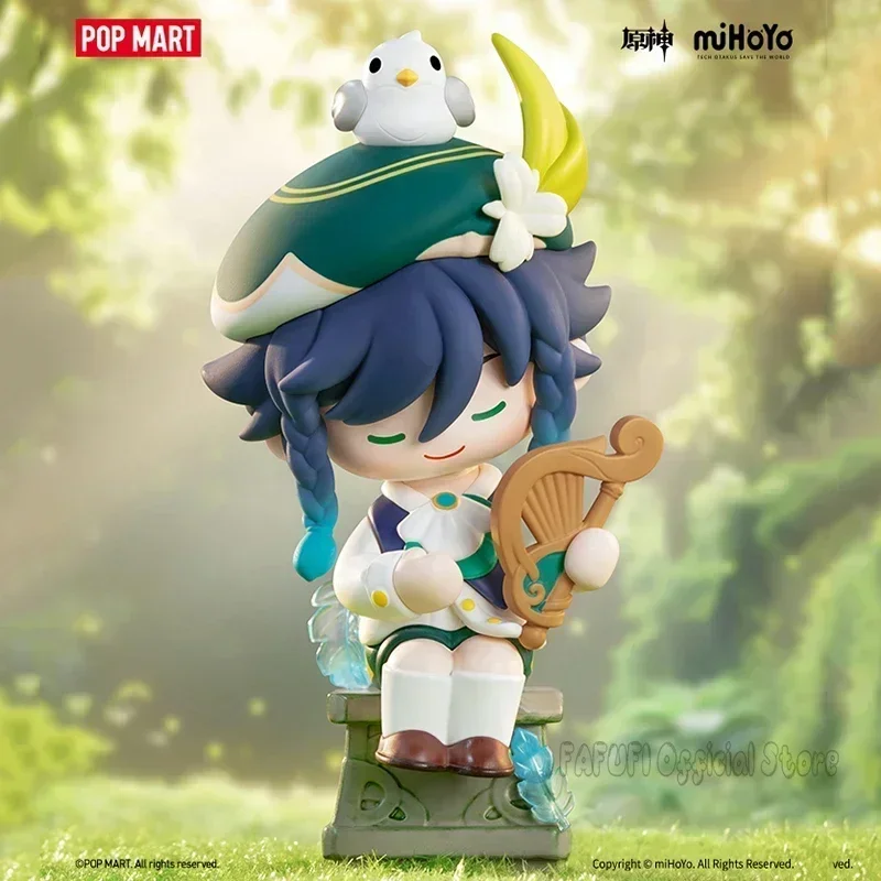 

POP MART Genshin Impact Dress-Up Dreams Chibi Series Ornaments Figurines Home Decor Desktop Model Dolls Gilrs Gift