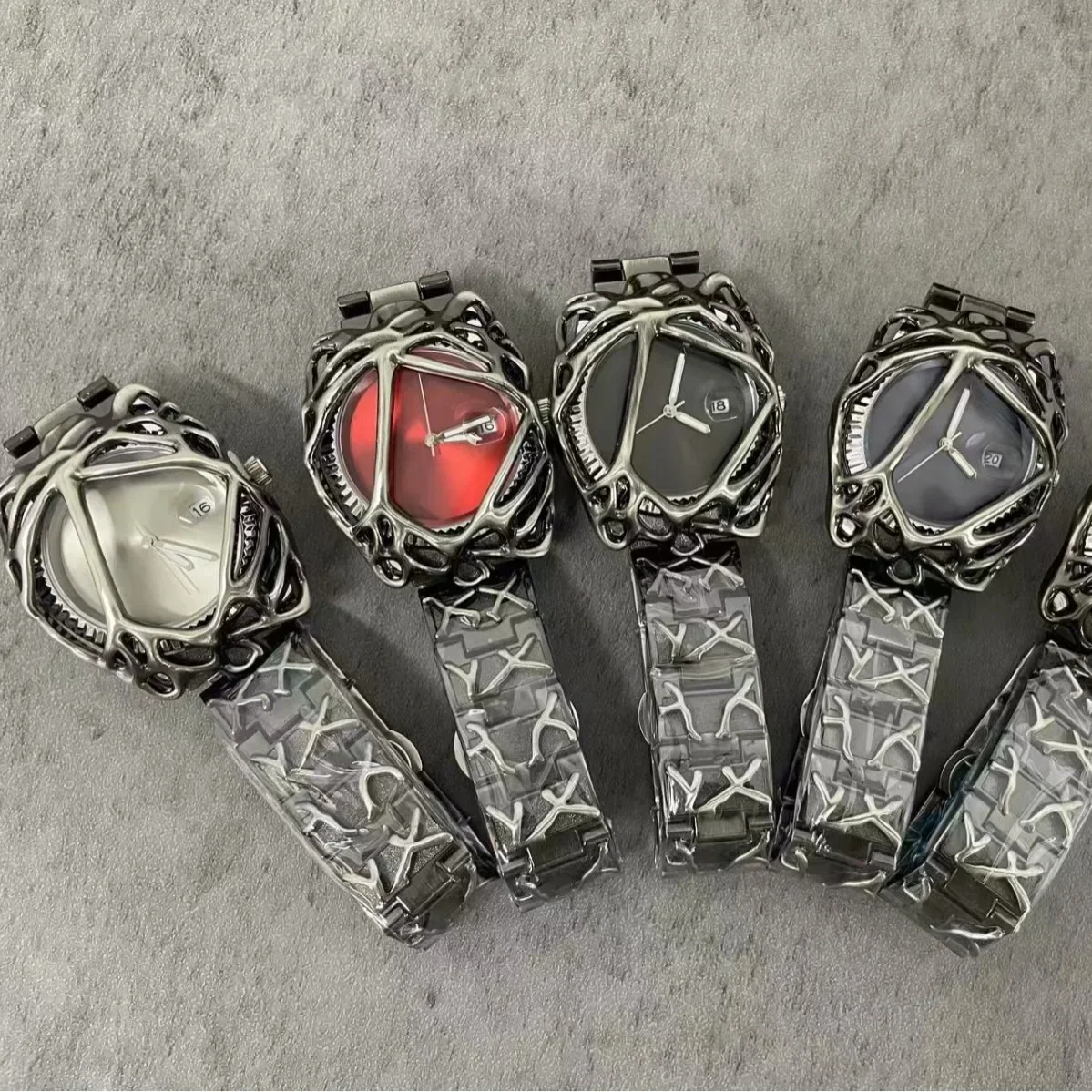 العتيقة المرمر ساعة كوارتز الرجال AAA الإبداعية الشيطان مخلب تخصيص Y2k جودة عالية الأصلي للجنسين القرون الوسطى ساعة فريدة من نوعها #5