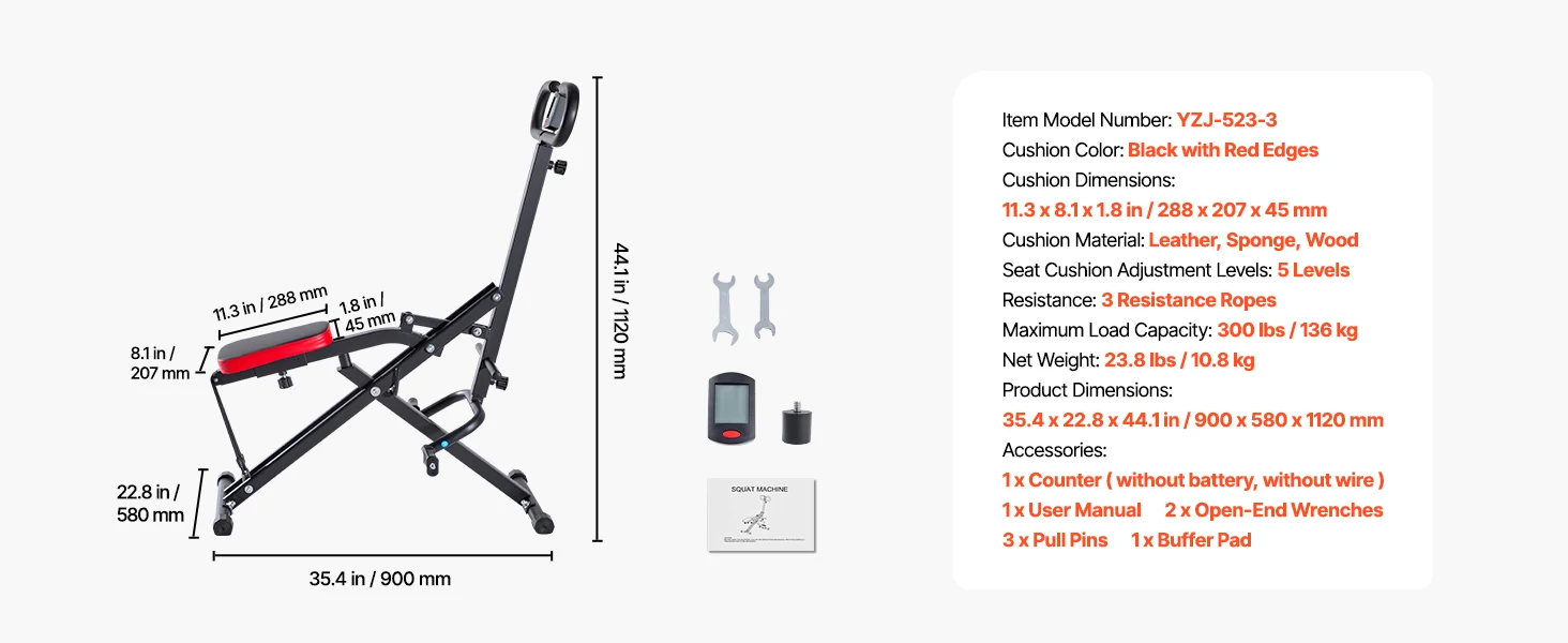 Squat machine