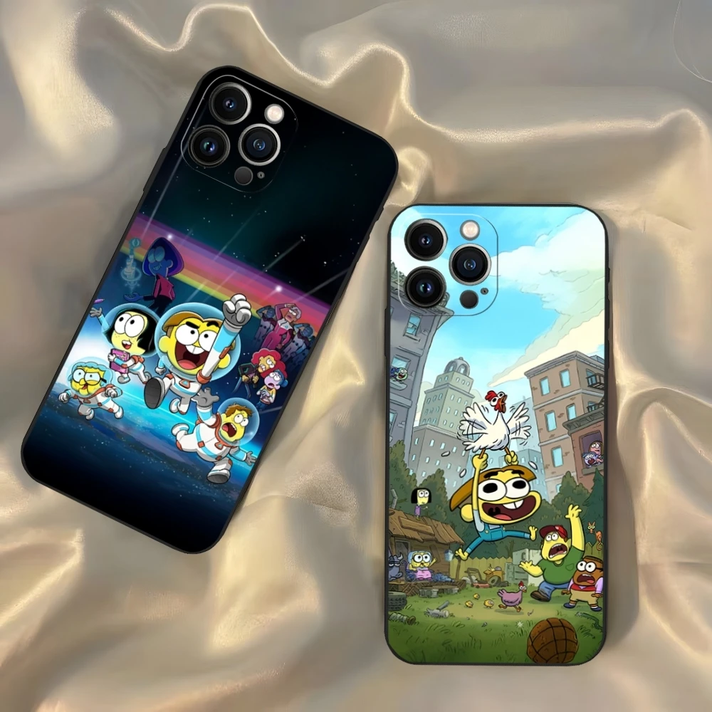 Big City Greens Phone Case for Iphone 16 15 14 13 12 11 Pro Max Xr X Xs Mini 8 Plus SE 2022 Black Soft Silicone Cover