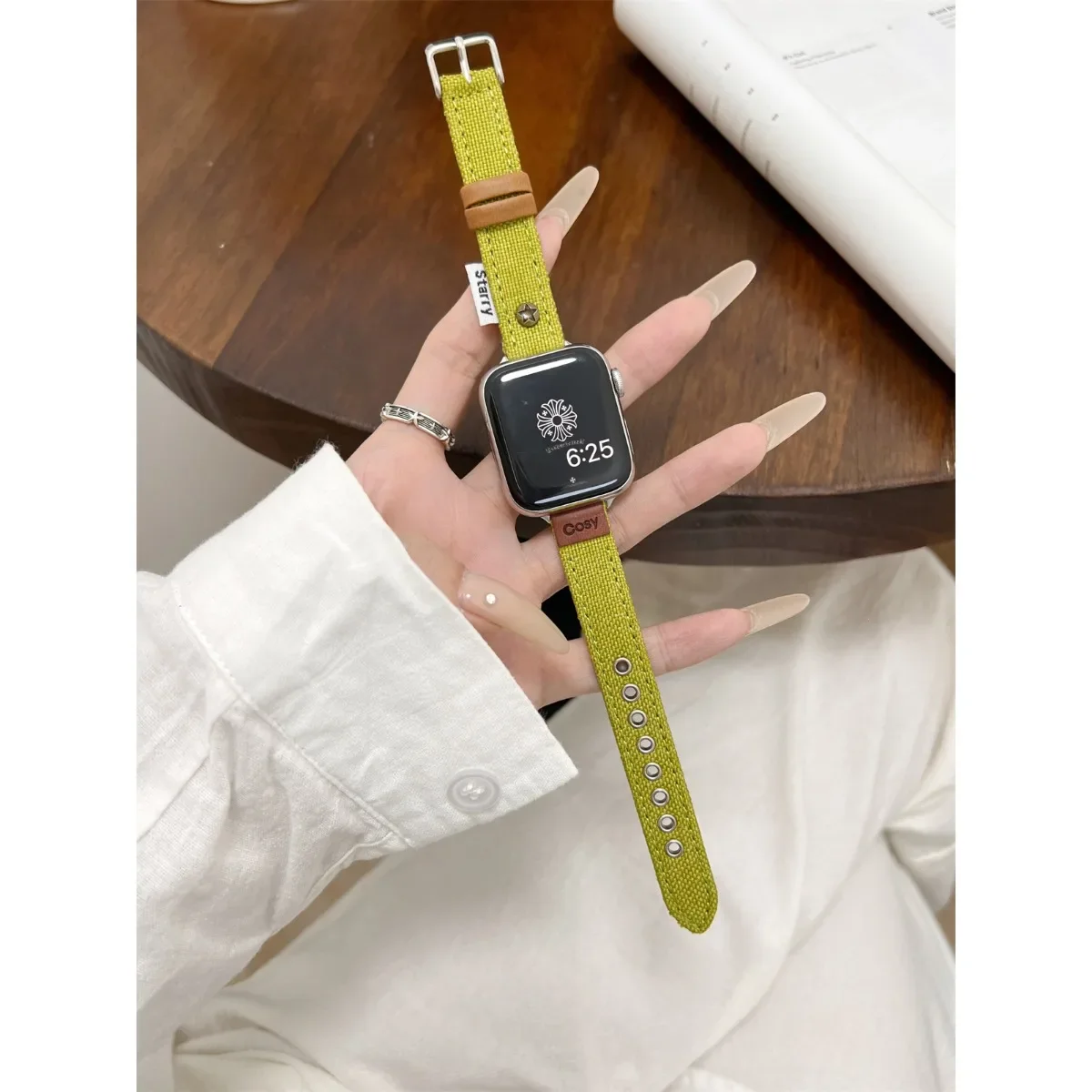 Watch Band For iWatch 42/44/45/46/49mm 38/40/41mm PU Leather Fashion Watch Strap For Watch Series Ultra2 Series 10/9/8/7/6/5/4/3/2/1_voghion.com