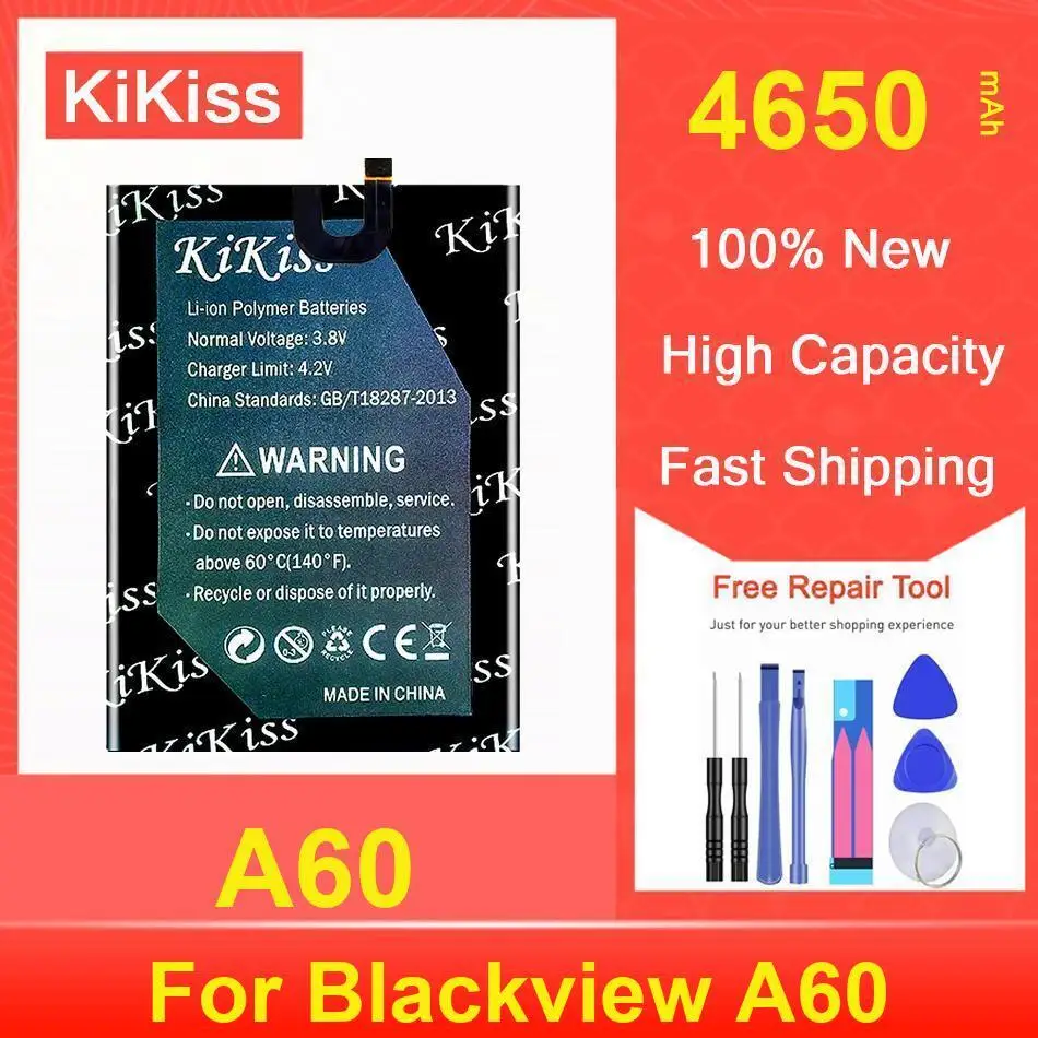 

Kikiss Battery 4650Mah A60 For Blackview