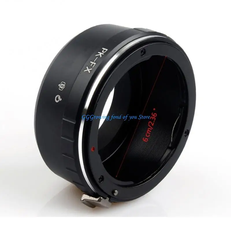 H9EB PKFX Lens Mount Camera Adapter Ring Manual Metal Lens Mount Replacement for X-Pro1 XE1 Camera Accessories