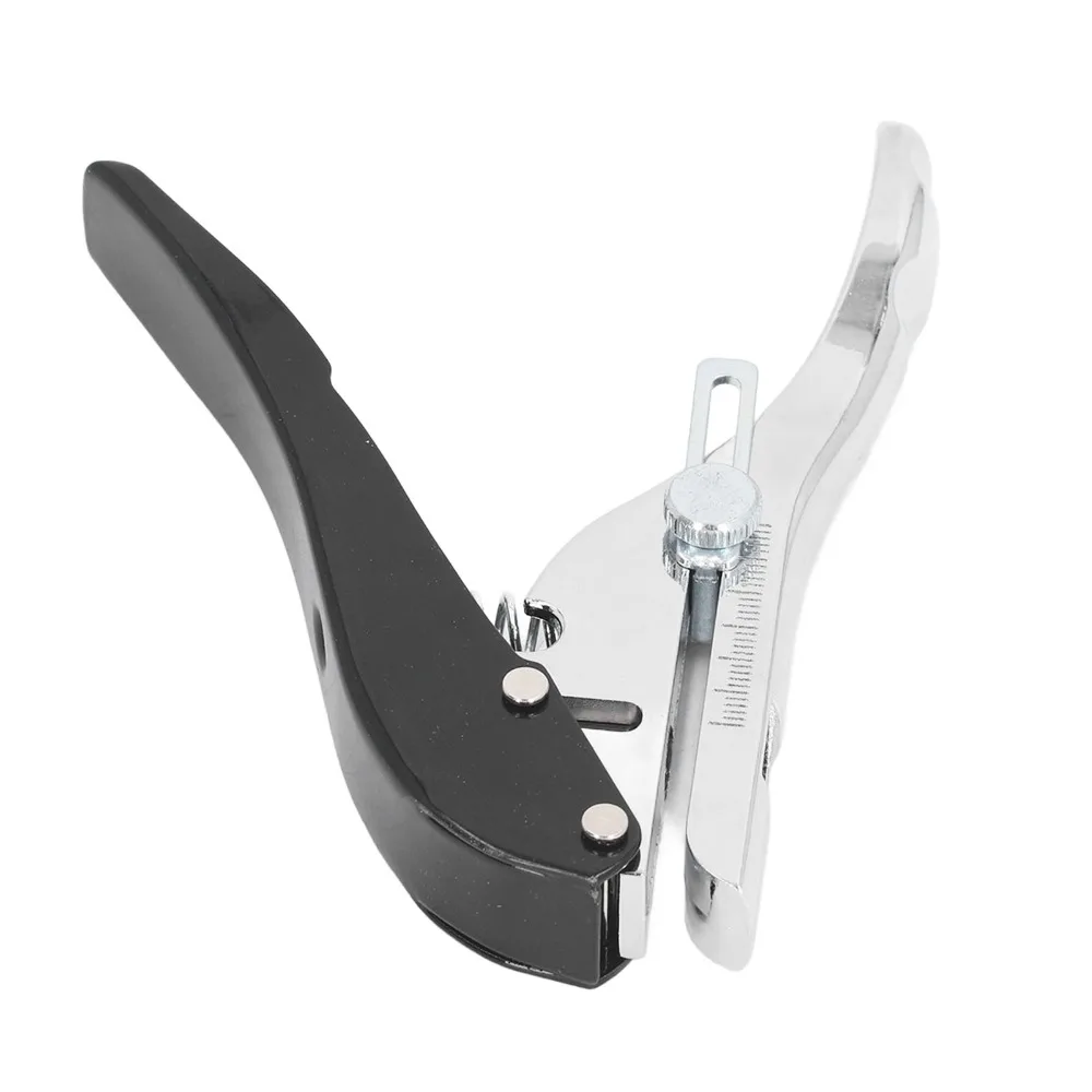 8mm Punch Size Hole Punch Pliers 5 Countersunk Drill Bits Portable Design Single Hole Punch Hand-Held Operation