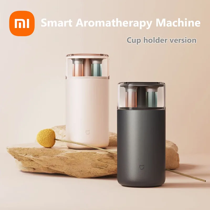 

New Xiaomi Mijia Smart Aromatherapy Machine Cup Holder Car Aromatherapy Portable Fragrance Diffuser Remove Odor Work Mijia APP