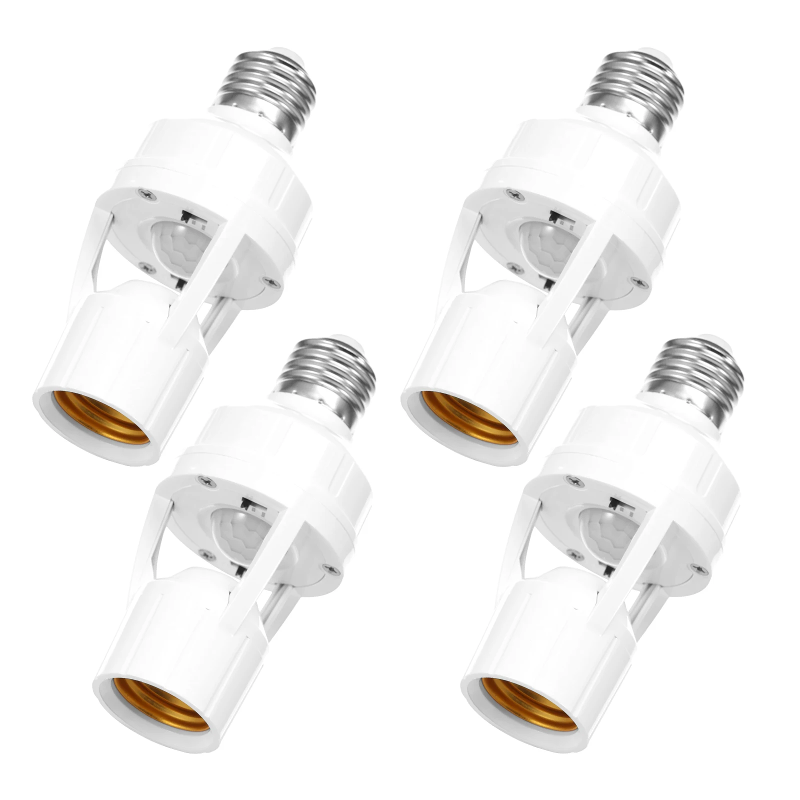 Smart Motion Sensor Light Bulb Holder E27 PIR Induction Sensor Adapter Lamp Base Converter Automatic LED Switch AC 110V 220V