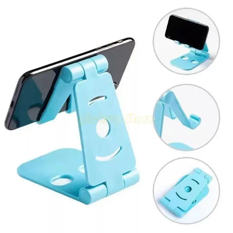 Q5WA Desktop Holder Phone Tablet Support para assistir Video Video Live Portable Dobring Dock Phone Stand Altura ajustável