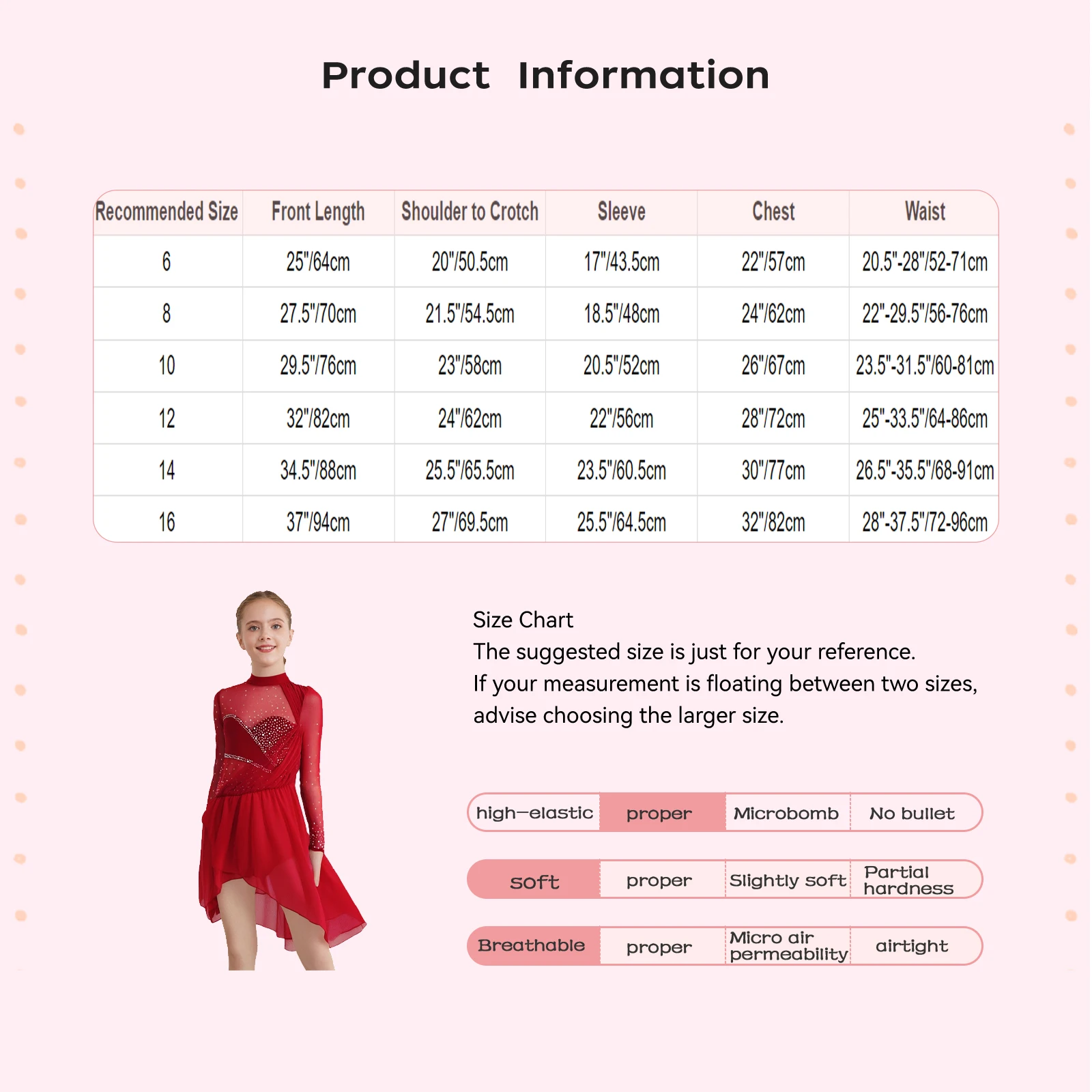 Kids Girls Glittery Rhinestone Lyrical Figure Skating Dress Gymnastics Contemporary Dance Costume Ballerina Tutu Dress Dancewear