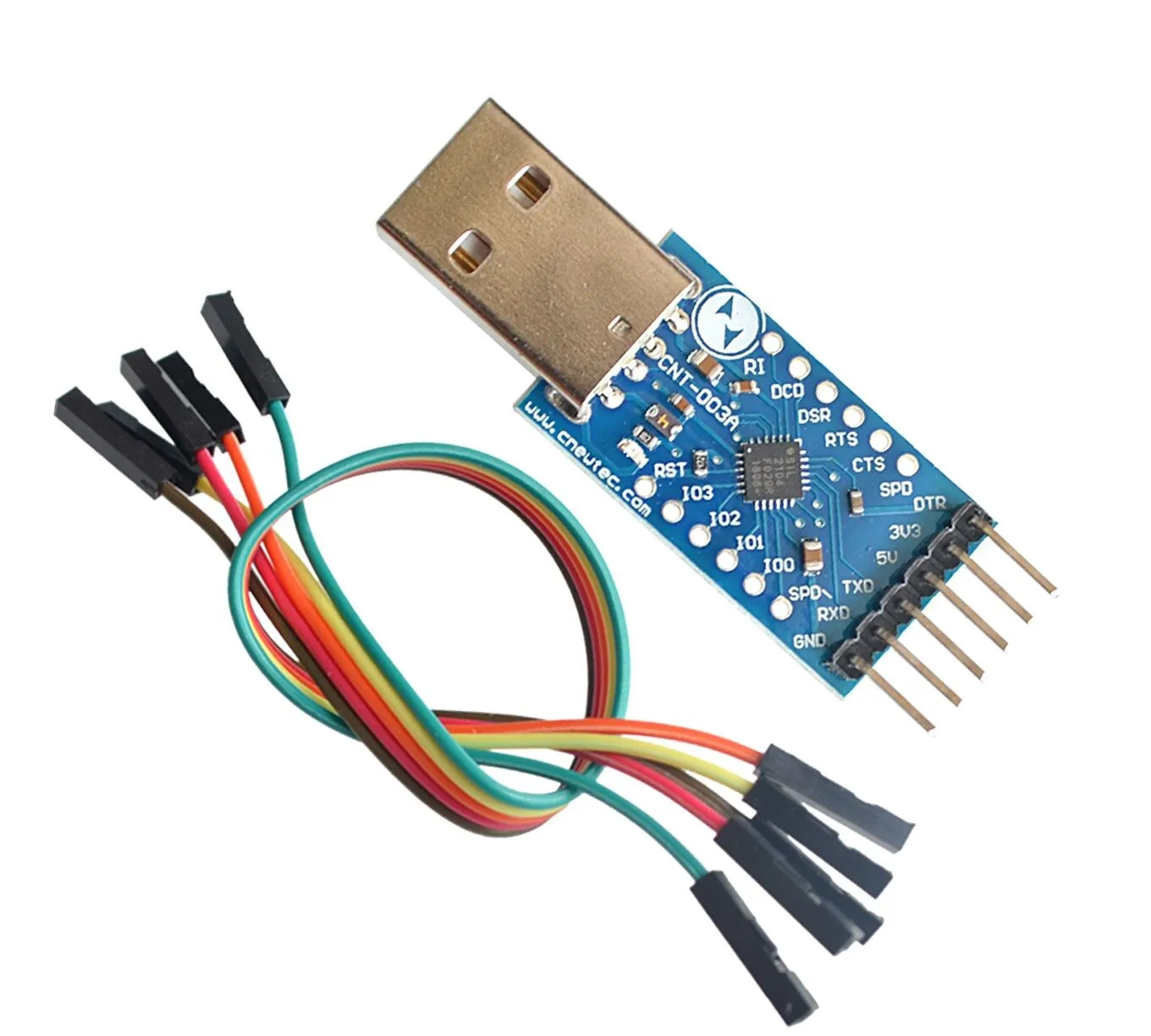 USB 2.0 إلى TTL UART 6PIN وحدة محول مسلسل CP2104 STC PRGMR استبدال CP2102 مع كابلات دوبونت #1