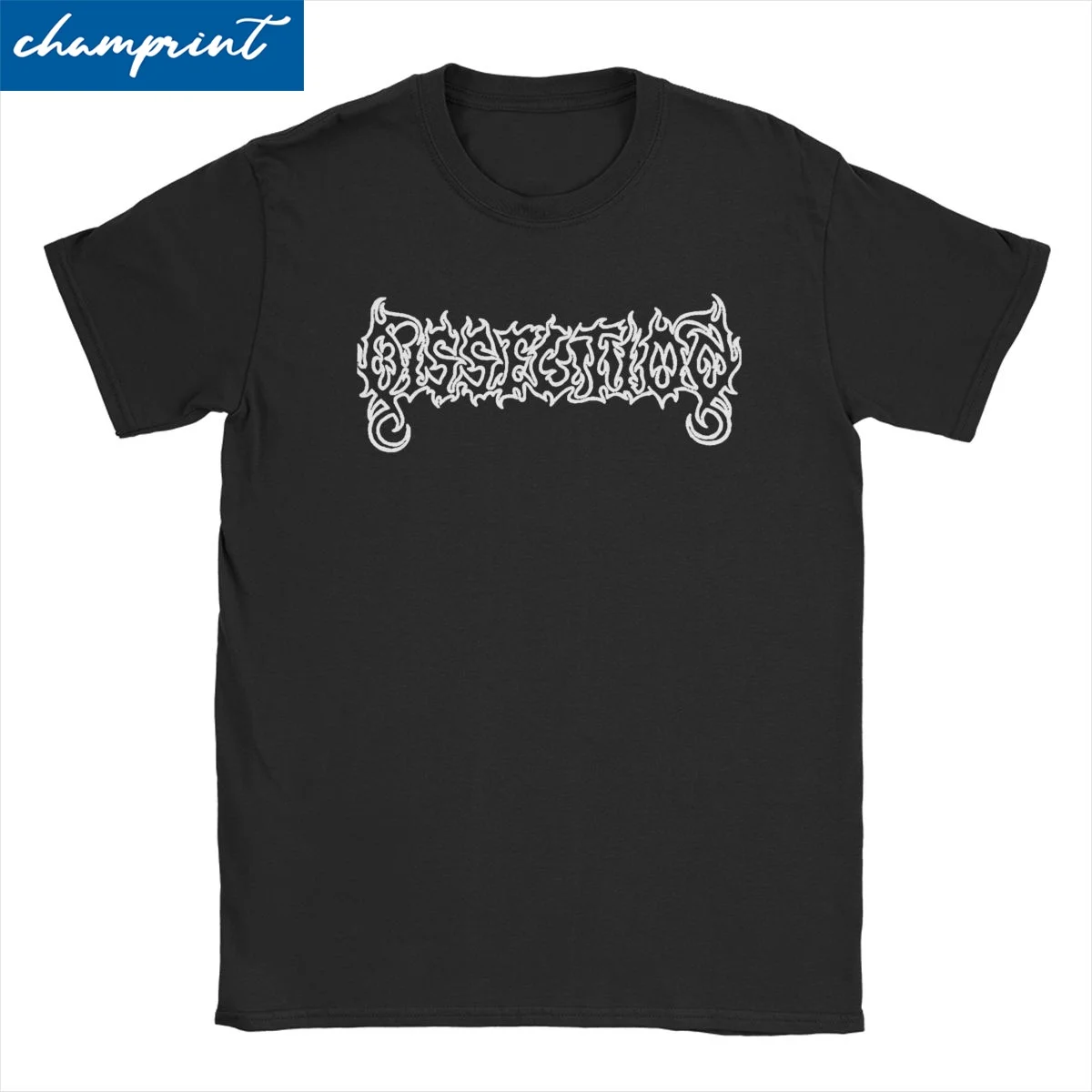 Dissection Music T-Shirts for Men Women Black Metal Casual 100% Cotton Tee Shirt Round Neck Short Sleeve T Shirts 6XL Tops