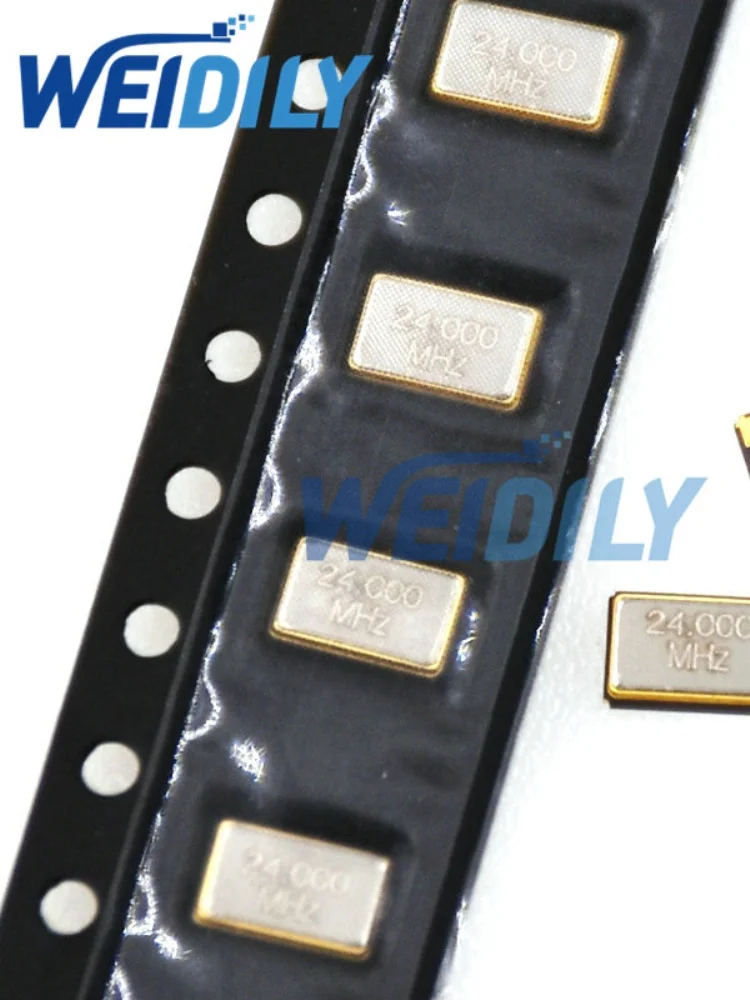 5PCS 5.0*3.2mm 5032 4 pins SMD Oscillator 8Mhz 12Mhz 24Mhz 25Mhz Active Crystal Oscillator SMD-4 New