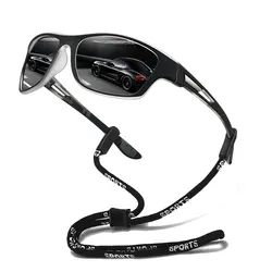 Camouflage Fashion Driving Fishing Cycling Sports Sunglasses Men Women Running Mountaineering Sport Man Sun Glasses With Chain