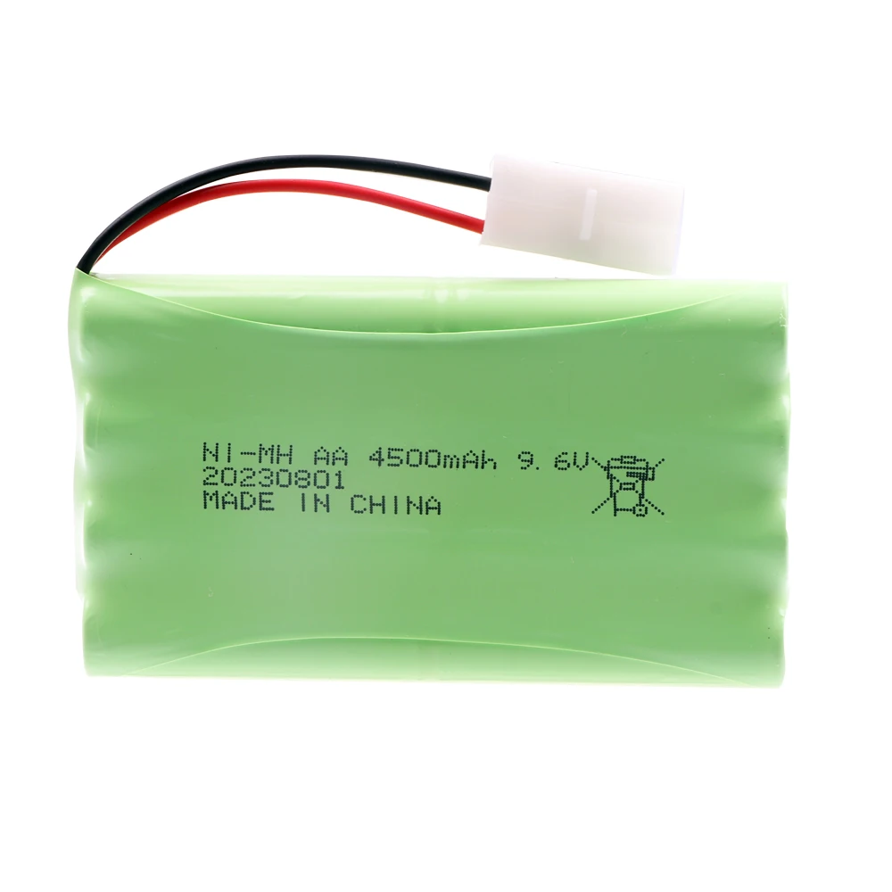 9.6v 4500mah Rechargeable NI-MH Battery For Rc toys Cars Tanks Robots Gun Boats 9.6v 2800/3000mah 9.6v AA Batteries TAMIYA PLUG