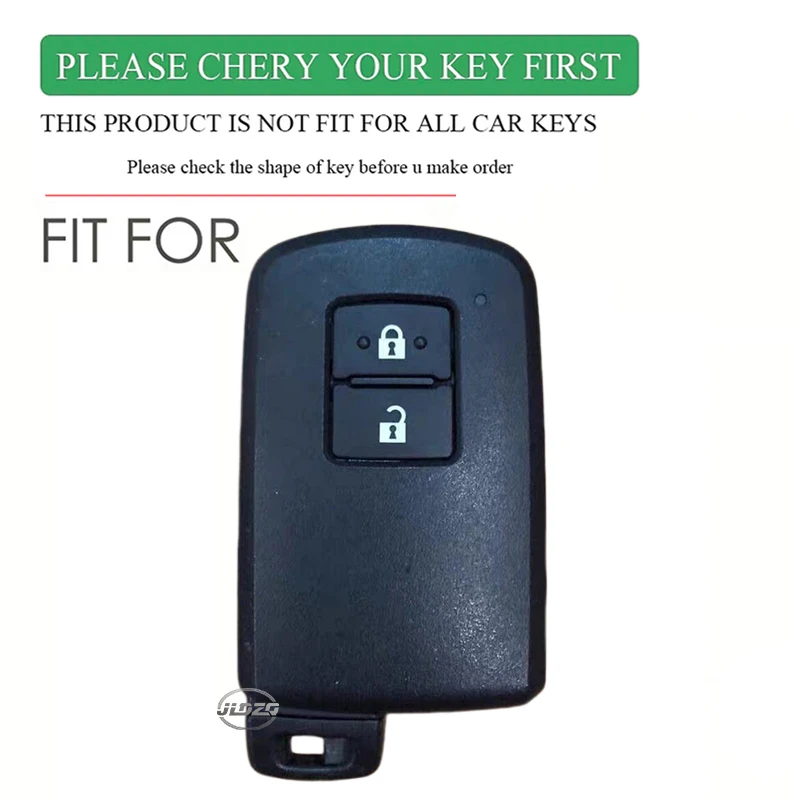 Silicone Key Case Cover For Toyota Auris Camry RAV4 Avalon Yaris Verso 2012-2018 Keyless Fob Shell Holder Protector 2 Buttons