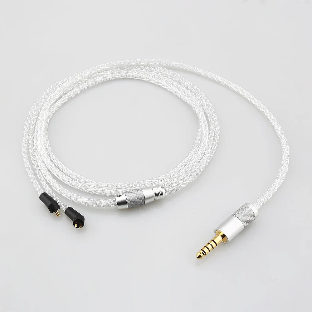 8-rdzeniowy kabel słuchawkowy HIFI z czystego srebra do słuchawek ETYMOTIC ER4P ER4B ER4S ER4PT