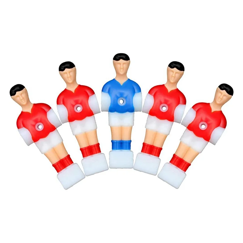 1 Set Mesin Sepak Bola Pengganti Pemain Foosball Meja Sepak Bola Mini Patung Pemain Sepak Bola Foosball-B60B
