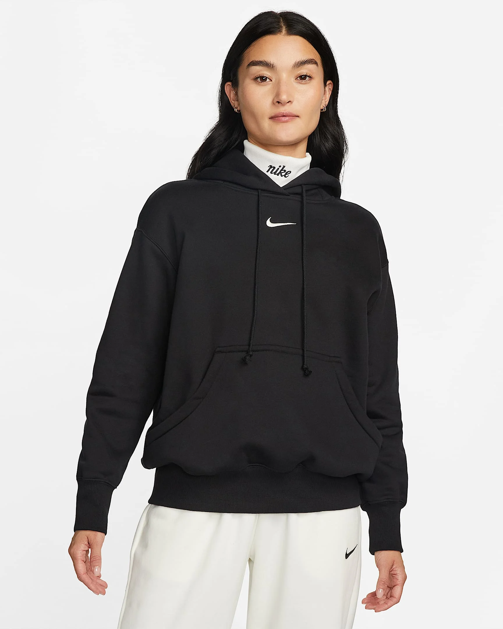 

Женская толстовка с капюшоном Nike Sportswear Phoenix Fleece оверсайз DQ5861-010