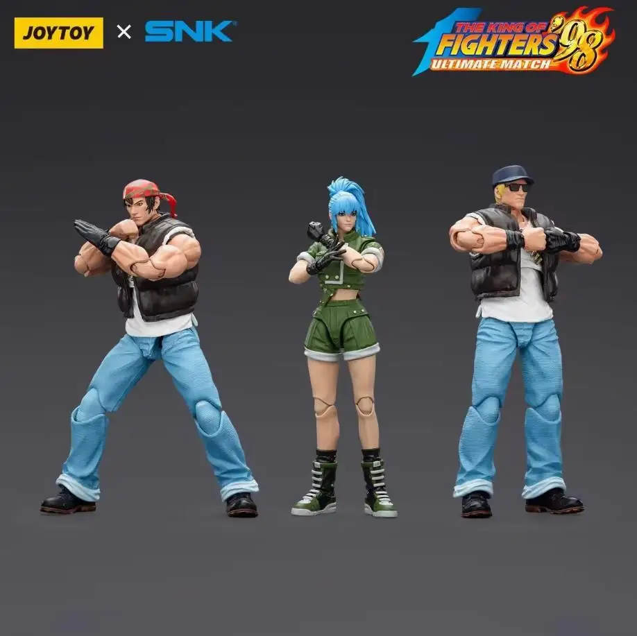 

【Pre-sale】JOYTOY KOF'98UM IkariWarriors Team King of Fighters'98UM 3PCS 1/18 Action Figure Toy Model Gift Collection